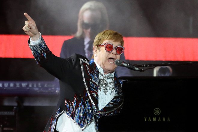 V karieri, daljši od 50 let, je Elton John na oder stopil več kot 4000-krat in obiskal več kot 80 držav. FOTO: David Swanson/Reuters
