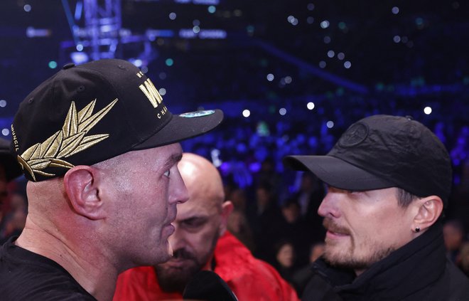 Se bo Tyson Fury naslednjič pomeril z Oleksandrom Usikom? FOTO: Andrew Couldridge/Reuters
