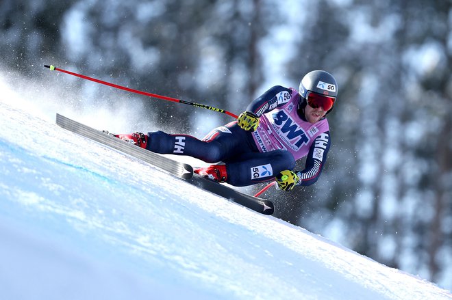 Aleksander Aamodt Kilde blesti prek luže. FOTO: Sean M. Haffey/AFP
