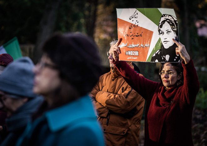 Protesti v Iranu. FOTO: Bart Maat/Afp
