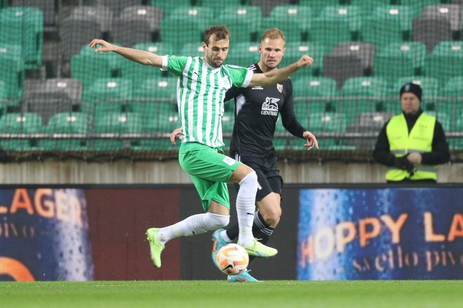 Olimpija - Mura + Nukić, Ljubljana, 8. 12. 2022 FOTO: Voranc Vogel/Delo
