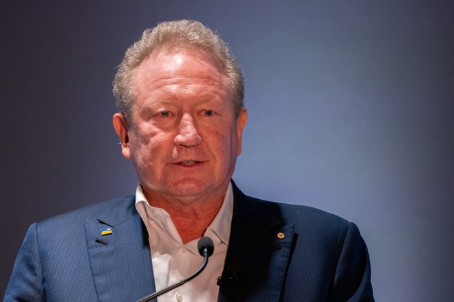 Andrew Forrest je v Rusiji nameraval proizvajati zeleni vodik. FOTO: Reuters
