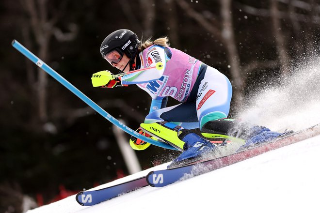 Ana Bucik je pridobila nove točke za razvrstitev v svetovnem pokalu. FOTO: Gregory Shamus/AFP
