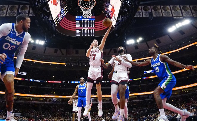 Goran Dragić je dosegel 14 točk za Chicago proti Dallasu. FOTO:&nbsp;David Banks/USA&nbsp;Today Sports
