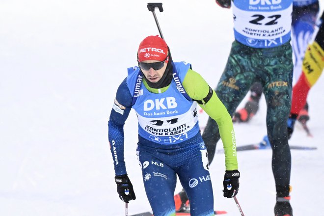 Jakov Fak je bil zadovoljen s svojim nastopom. FOTO: Vesa Moilanen/AFP
