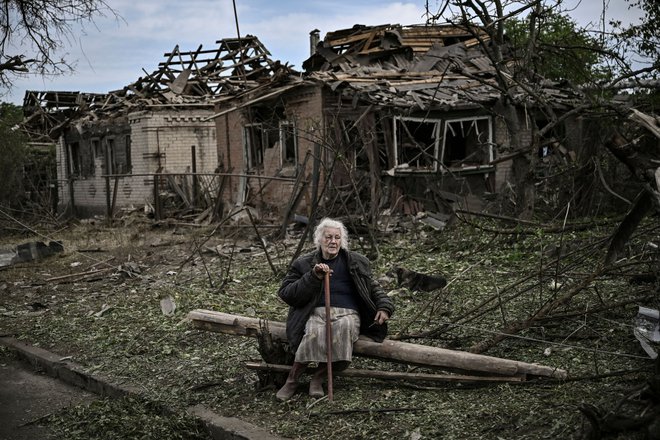 Podoba iz opustošenega Donbasa. Foto: Aris Messinis/AFP
