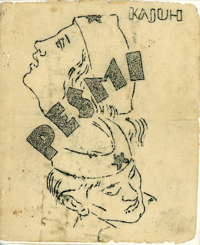 Naslovnica edine Kajuhove zbirke, objavljene v času njegovega življenja. FOTO: Arhiv Muzeja novejše zgodovine Celje
