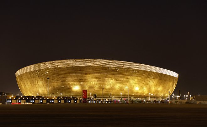 Štadion Lusail je prizorišče finala letošnjega mundiala.&nbsp;FOTO: Suhaib Salem/Reuters
