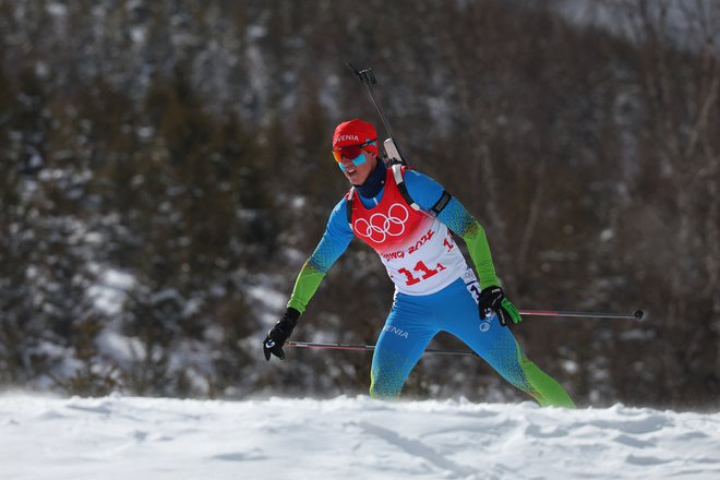 Miha Dovžan (na fotografiji) je v zadnjem krogu zasledovalne tekme prehitel Jakova Faka. FOTO: Athit Perawongmetha/Reuters
