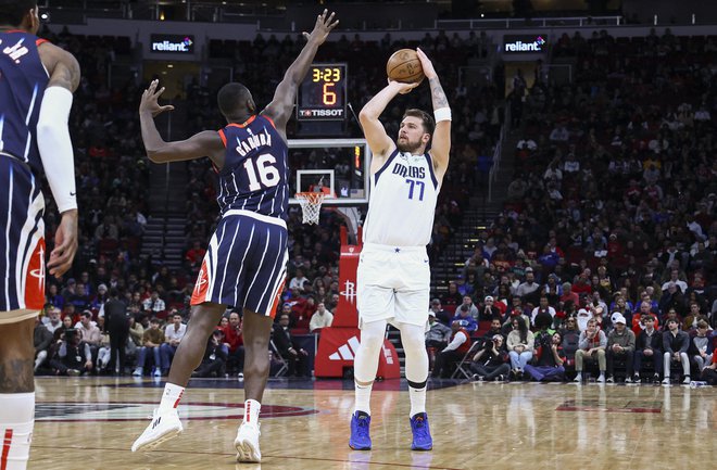 Ko je bilo treba, je stvari v svoje roke vzel Luka Dončić in Dallas popeljal do 17. zmage v sezoni. FOTO: Troy Taormina/Usa Today Sports
