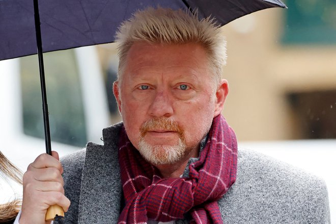 Boris Becker ob prihodu na sodišče v londonskem Southwarku aprila lani.&nbsp;FOTO: Tolga Akmen/AFP
