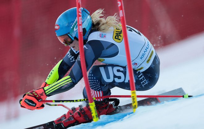 Mikaela Shiffrin. FOTO: Pierre Teyssot/AFP
