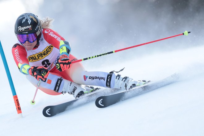 Lara Gut-Behrami. FOTO: Pierre Teyssot/AFP
