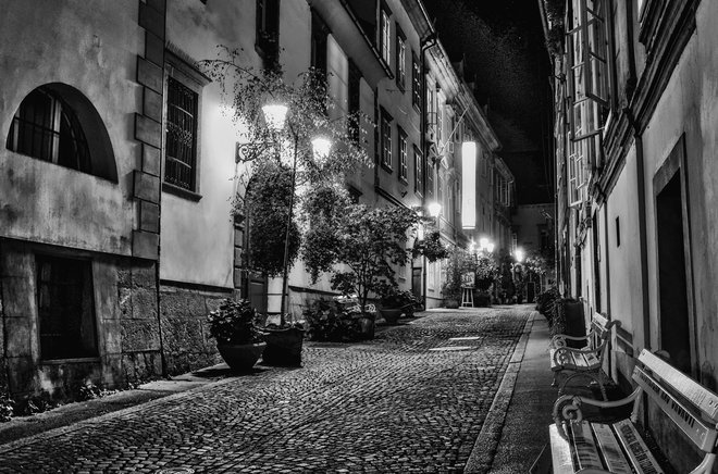 Po avtorjevih besedah je serija Ljubljana MonoChrome &raquo;fotografska interpretacija enega najbolj raznolikih mest v Evropi, ki ponuja svež pogled na starega znanca&laquo;. FOTO: Marco Secchi
