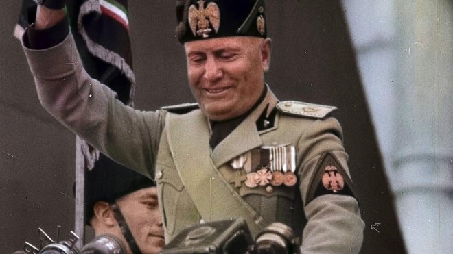 Mussolini &ndash;&nbsp;fašistični diktator. Foto TVS
