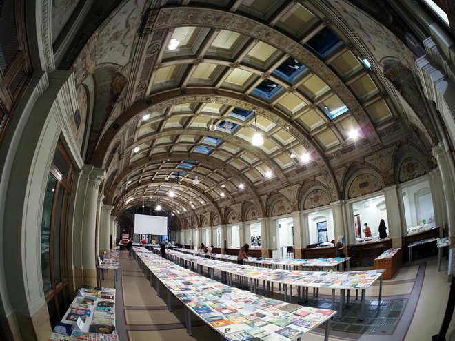 Bolonjski sejem otroških knjig velja za najpomembnejšega na svetu, tja pridejo vsi, ki kaj štejejo v svetu založništva, ilustratorstva, knjižnega oblikovanja.&nbsp; FOTO: Fotominopoli
