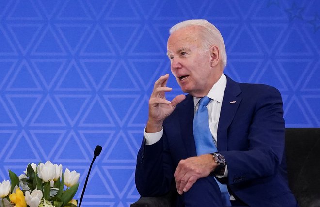 U.S. President Joe Biden speaks during a bilateral meeting with Canadian Prime Minister Justin Trudeau at the North American Leaders' Summit in Mexico City, Mexico, January 10, 2023.  REUTERS/Kevin Lamarque