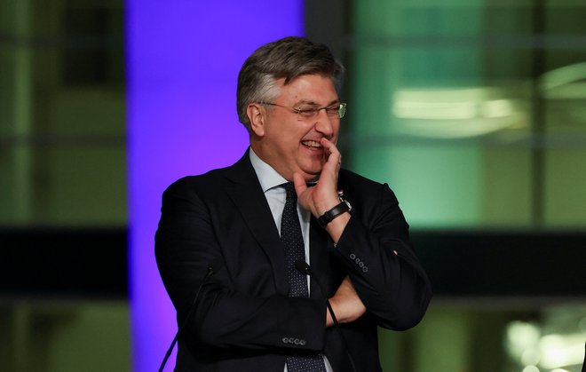 Predsednik hrvaške vlade Andrej Plenković. FOTO: Violeta Santos Moura/Reuters
