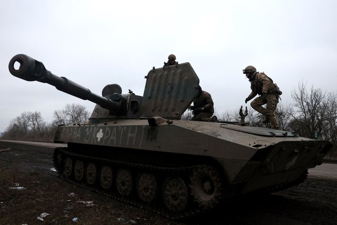 Ukrajina prosi za sodobne tanke, Nemčija jih še ne da.&nbsp;FOTO: Anatolii Stepanov/AFP
