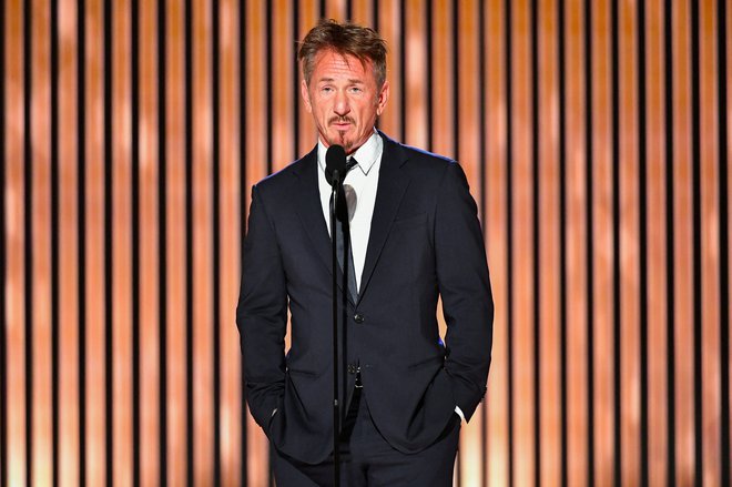 Sean Penn na 80. podelitvi zlatih globusov.&nbsp;FOTO: Earl Gibson for The HFPA via Reuters
