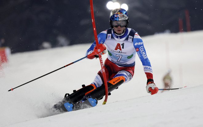 Clement Noel na poti do zmage. FOTO: Leonhard Foeger/Reuters
