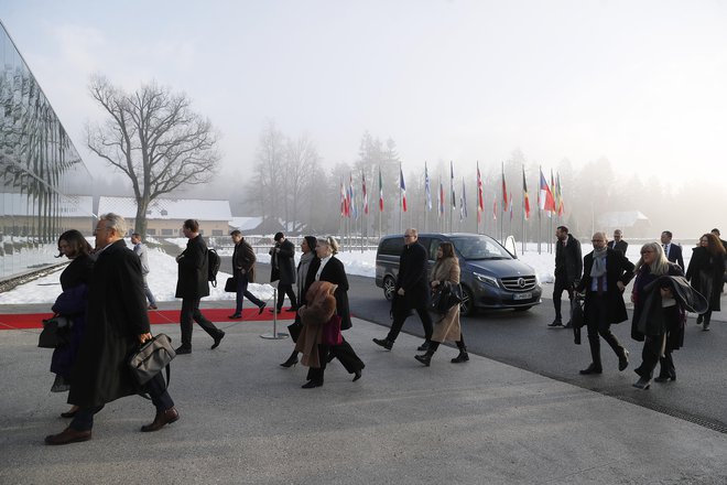 26. posvet slovenske diplomacije je potekal na Brdu&nbsp;pri Kranju. FOTO: Leon Vidic/Delo
