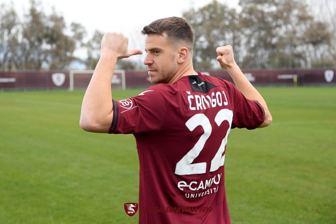 Domen Črnigoj se je vrnil v serie A, njegov naslednji klub je&nbsp;Salernitana. FOTO:&nbsp;Twitter Salernitana
