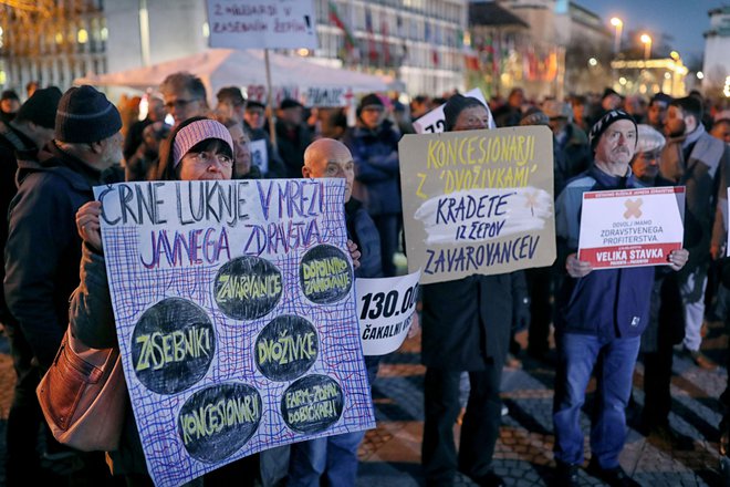 Pogrešal sem resne in uravnotežene predloge za izboljšanje nastalih razmer. In to je sploh ena glavnih hib protestov. FOTO BLAŽ SAMEC/DELO
