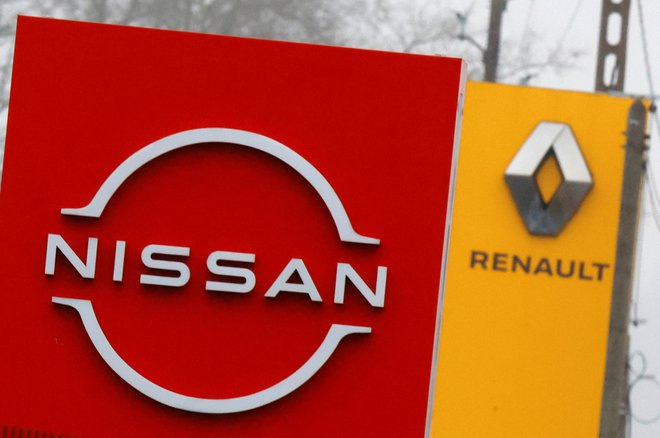 Renault in Nissan sta po dolgih pogajanjih uredila medsebojna razmerja.

FOTO: Sarah Meyssonnier/Reuters
