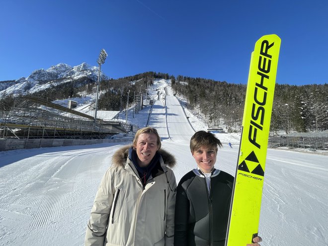 Jure Radelj verjame, da lahko Sophie Sorschag poleti zelo visoko. FOTO: Osebni arhiv J. R.
