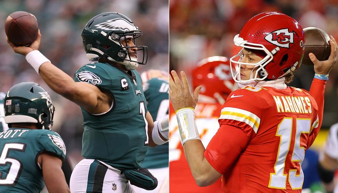 Philadelphia in Kansas City se bosta merila v superbowlu. FOTO: Tim Nwachukwu/AFP
