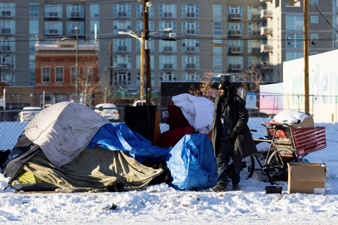 Tudi odvisnost od mamil pripomore k brezdomstvu, zaradi katerega se ameriška mesta spreminjajo v zanemarjena območja kot iz tretjega sveta. Foto Alyson McClaran/Reuters
