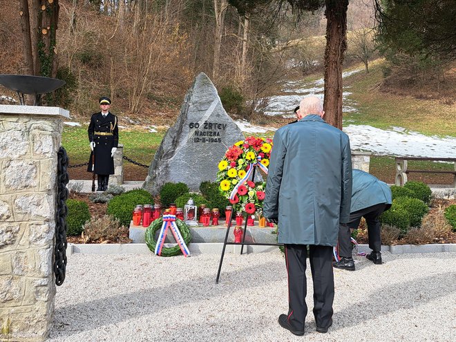 Okupator je žrtve pokopal v dveh grobovih, v enem je 40, v drugem 60 žrtev. FOTO: Špela Kuralt/Delo
