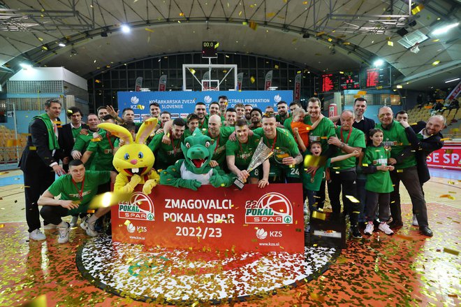 Olimpija je osvojila pokalni naslov. FOTO: Cedevita Olimpija
