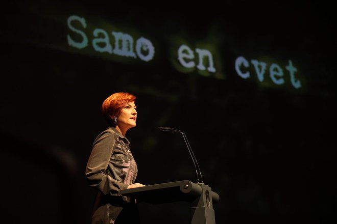 Ministrica za kulturo Asta Vrečko. FOTO: Črt Piksi
