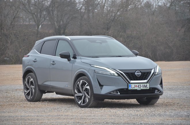 Nissan qashqai je v izvedbi e-power zelo poseben bencinsko-električni hibrid. FOTO:&nbsp;Gašper Boncelj
