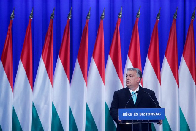 Madžarski premier Viktor Orbán je že lani podprl članstvo Finske in Švedske v Natu, a se je Madžarska pri ratifikaciji njunih prošenj vseeno obotavljala. Foto: Bernadett Szabo/REUTERS

