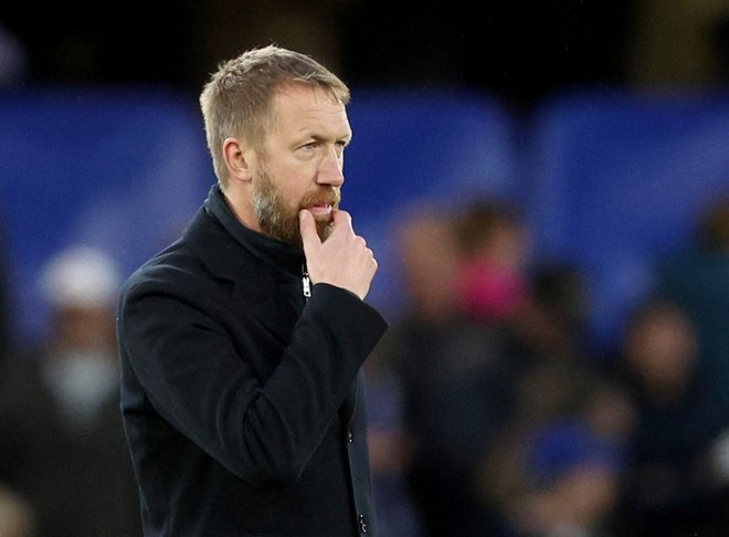 Graham Potter je na klopi Chelseaja vodil 25 tekem v vseh tekmovanjih (izkupiček 9-7-9) z razliko v golih 25:24.&nbsp;FOTO:&nbsp;David Klein/Reuters
