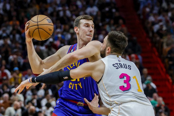 Vlatko Čančar je začel tekmo v udarni peterki Denverja. FOTO:&nbsp;Sam Navarro/Usa Today Sports
