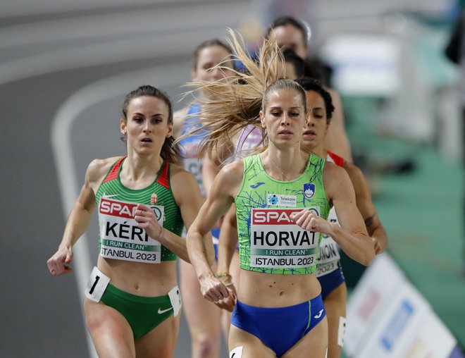 Anita Horvat je zmagala v svoji polfinalni skupini. FOTO: Dilara Senkaya/Reuters
