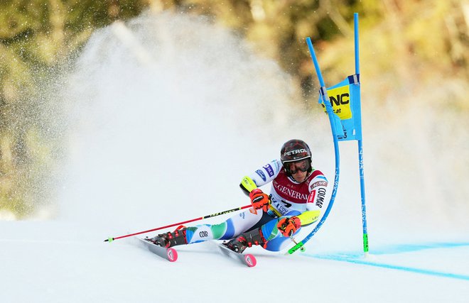 Za Žanom Kranjcem se bo prašilo v Kranjski Gori. FOTO: Aleksandra Szmigiel/Reuters
