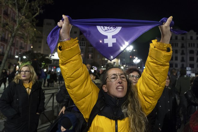 Na mednarodni&nbsp;praznik&nbsp;žensk so po španskih mestih napovedane množične manifestacije FOTO: Joaquin Gomez Sastre/Reuters
