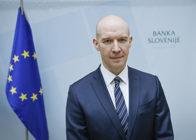 ECB je jasno nakazala, da bo na&nbsp;prihodnjem&nbsp;srečanju spet zvišala&nbsp;obrestne mere, za nadaljnje pol odstotne točke. Zelo verjetno je, da to ne bo zadnje zvišanje obresti, glede na to, kako vztrajna je še vedno inflacija v evrskem območju, pravi guverner estonske centralne banke Madis Müller.&nbsp;FOTO: Jože Suhadolnik
