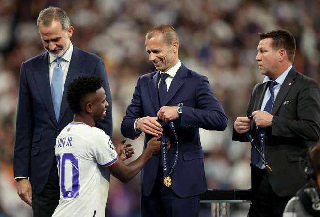 V tedanjem pariškem finalu je Real Madrid premagal Liverpool. FOTO: Molly Darlington/Reuters
