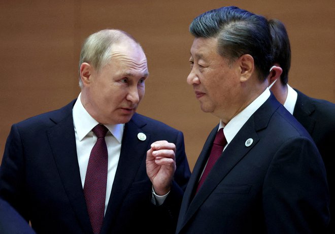  Xi Jinping bo na državnem obisku v Rusiji od 20. do 22. marca. FOTO: Reuters
