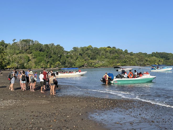 Nihče ne pride zaradi zaliva Drake, ampak predvsem zaradi izletov v park ali na morje, na potope na otok Caño, na oglede delfinov in želv, poleti kitov. FOTO:&nbsp;Nataša Černič Šuligoj
