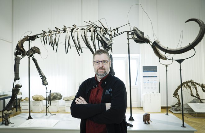 Geološka preteklost nas uči, kako zelo nepredvidljiva je lahko prihodnost, poudarja Matija Križnar, paleontolog v Prirodoslovnem muzeju Slovenije. FOTO: Jože Suhadolnik
