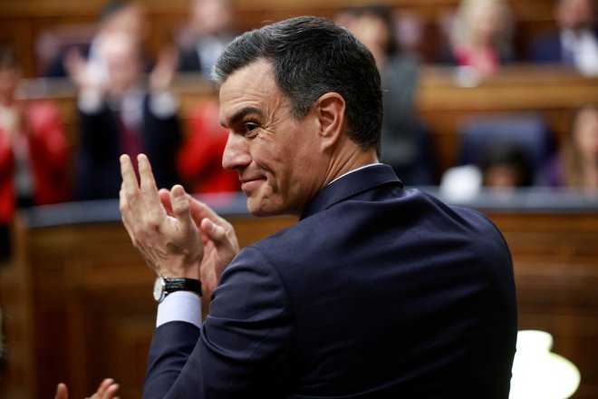 Španski premier Pedro Sánchez. FOTO:&nbsp;Juan Medina/Reuters
