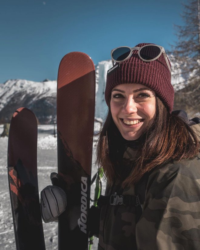 Andreja Slokar gre maja ponovno na sneg. FOTO: instagram
