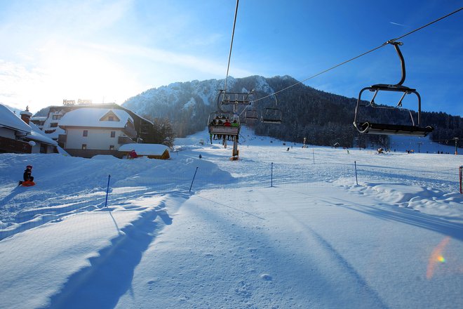 Izguba evropskih sredstev bo hud udarec za smučarski center Kranjska Gora. FOTO: Leon Vidic/Delo
